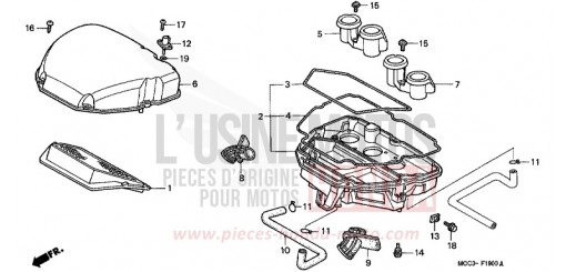 AIR CLEANER CB1100SF1 de 2001